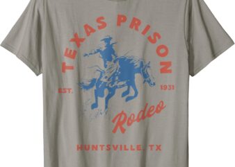 Texas Prison Rodeo Cowboy Western T-shirt