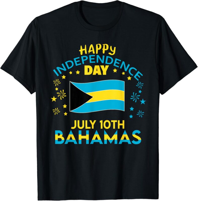 The Bahamas Independence Day Bahamian Pride The Bahamas Flag T-Shirt