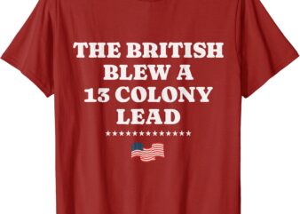 The British Blew A 13 Colony Lead Shirt