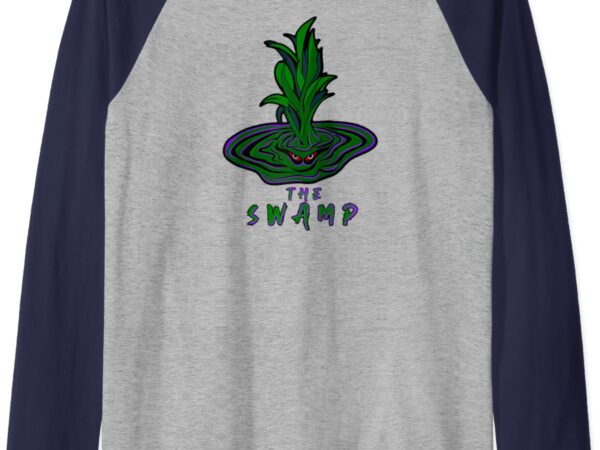 The swamp jersey raglan baseball tee t shirt designs for sale