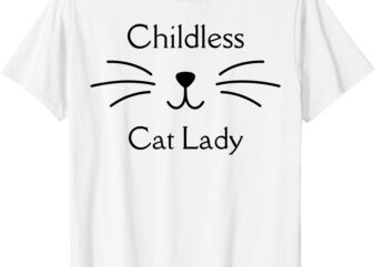 This Childless Cat Lady, Ladies is Voting Kamala T-Shirt (2)