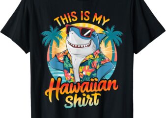 This Is My Hawaiian Shirt Tropical Luau Costume Party Hawaii T-Shirt