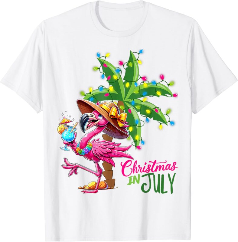 Tropical Christmas In July T-Shirt