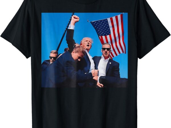 Trump 2024 assasination butler pennsylvania trump fight t-shirt