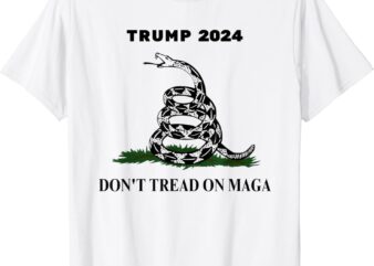 Trump 2024 Don’t Tread On MAGA Snake Rattlesnake On Grass T-Shirt