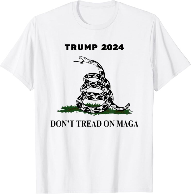 Trump 2024 Don’t Tread On MAGA Snake Rattlesnake On Grass T-Shirt