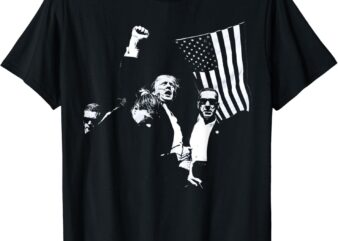 Trump 2024, Fear Not, American Hero, Fight Fight Fight, MAGA T-Shirt