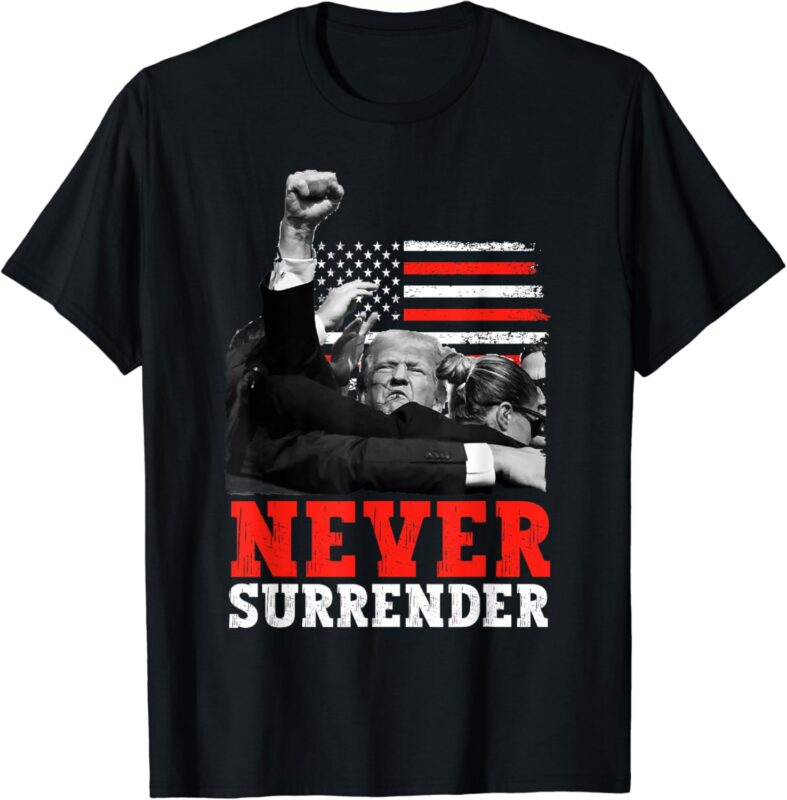 Trump 2024 Shirt Never Surrender Trump 2024 Republican T-Shirt