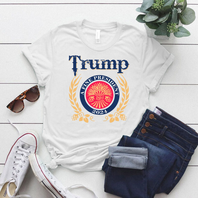 Trump A Fine Convicted Felon 2024 Beer Funny Trump Gift lts-d