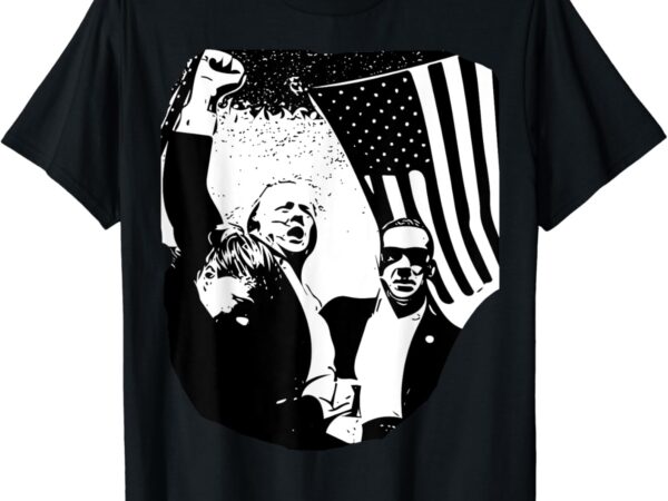 Trump assassination attempt photo 2024 t-shirt