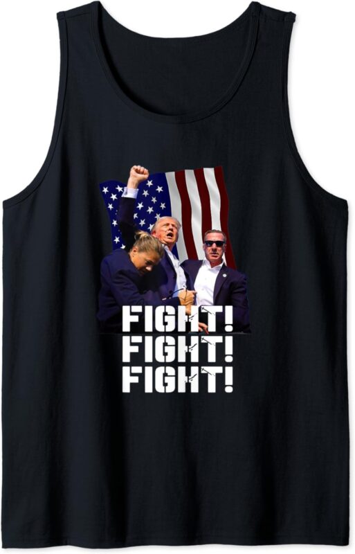 Trump Fight Fight Fight Tank Top