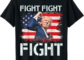 Trump Fight Fight Fight Trump Signals To Americans to Fight T-Shirt