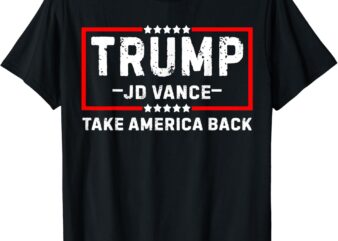 Trump JD Vance 2024 For President VP Republican Election 24 T-Shirt