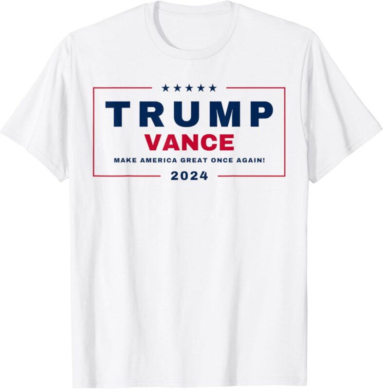 Trump JD Vance VP Make America Great Once Again! MAGA 2024 T-Shirt