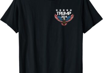 Trump Middle Finger (On Back) Haters Gonna Hate Donald Trump T-Shirt