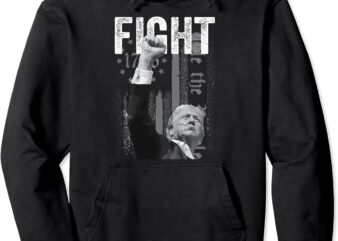 Trump Pennsylvania Rally FIGHT! Pullover Hoodie