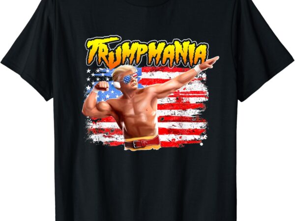 Trump republican convention wrestling meme trumpamania t-shirt