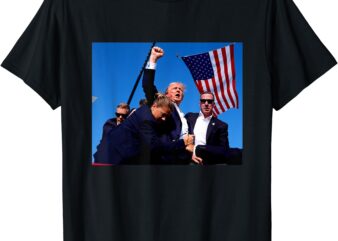 Trump Shot Fist Pump, USA, Maga T-Shirt