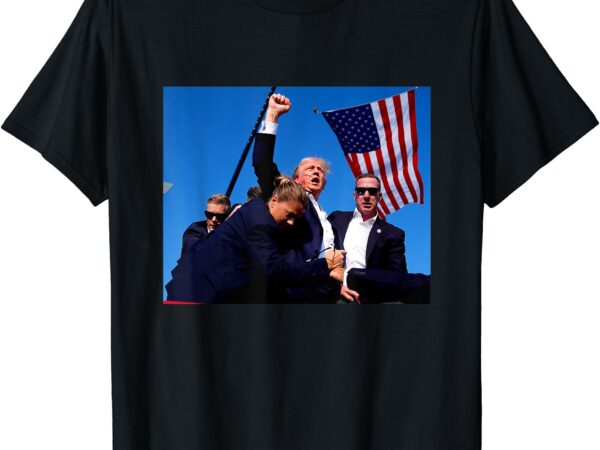 Trump shot fist pump, usa, maga t-shirt