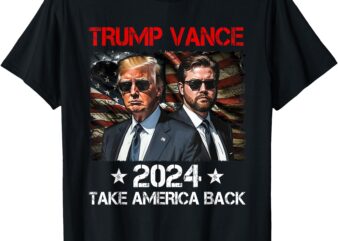 Trump Vance 2024 Donald Trump J.D. Vance Take America Back T-Shirt (2)