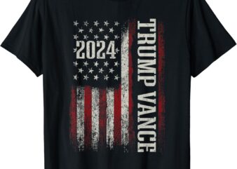 Trump Vance 2024 President Trump Supporter Re-Election T-Shirt