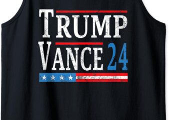 Trump Vance 2024 President Trump Supporter Re-Election Tank Top