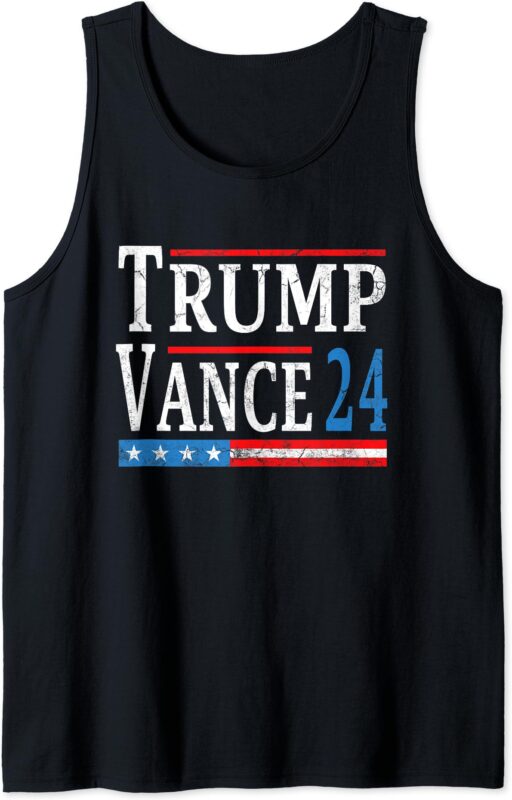 Trump Vance 2024 President Trump Supporter Re-Election Tank Top