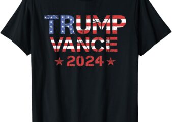 Trump Vance 2024 Vintage Patriotic T-Shirt