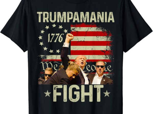 Trumpamania 2024, let trumpamania run way brother t-shirt