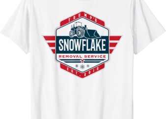 Trump’s Snowflake Removal Service – Funny Donald Trump 2024 T-Shirt