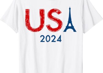 USA 2024 Paris United States Sport USA Team 2024 T-Shirt