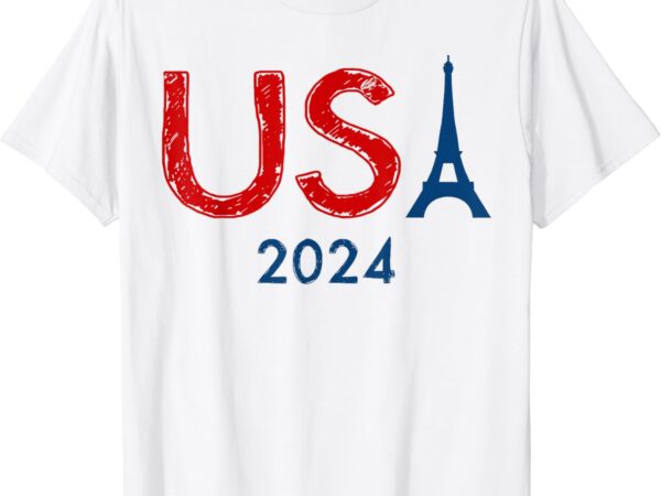 Usa 2024 paris united states sport usa team 2024 t-shirt