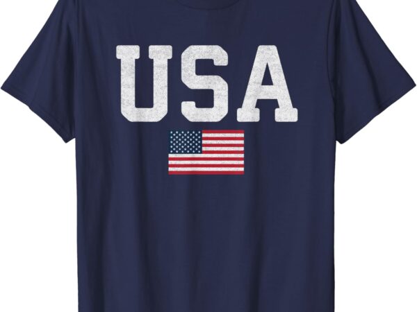 Usa patriotic american flag 4th of july independence day t-shirt