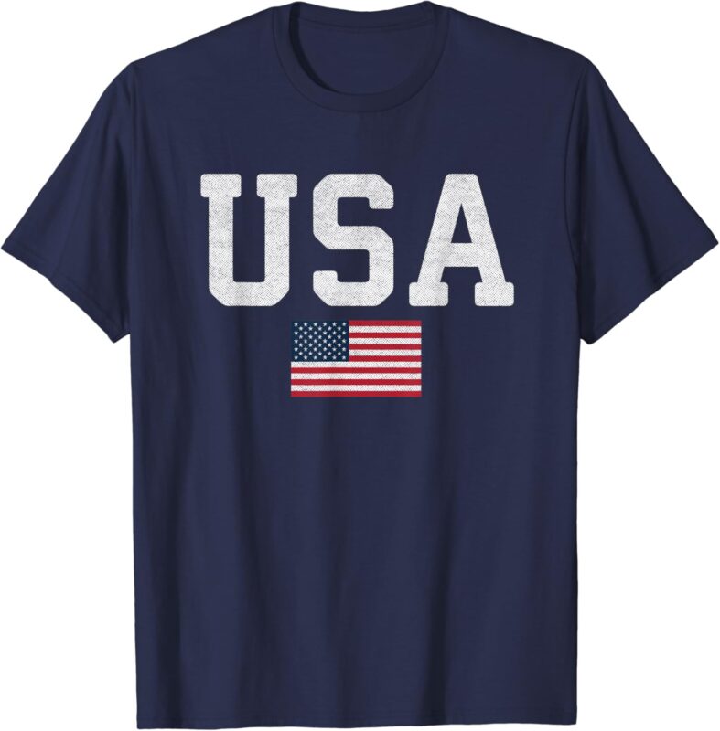 USA Patriotic American Flag 4th Of July Independence Day T-Shirt