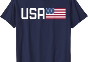 USA Shirt Women Men Kids American Flag 4th of July Patriotic T-Shirt