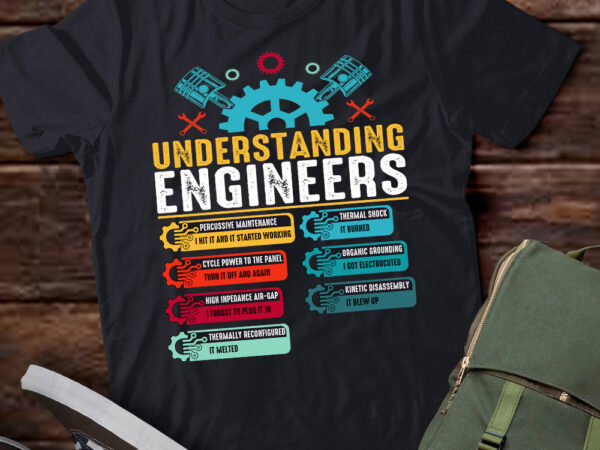 Understanding engineers percussive maintenance engineering lts-d t shirt vector graphic