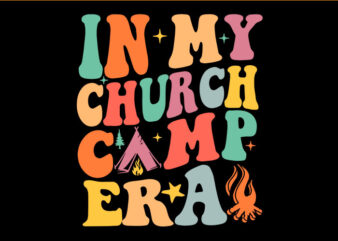 In My Church Camp ERA SVG, Summer Camping SVG