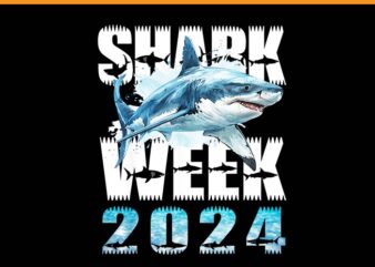 Shark Week 2024 PNG, Animal Sea Shark Squad Beach Ocean PNG