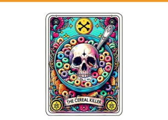 The Cereal Killer Tarot Card PNG