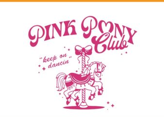 Pink Pony Club SVG