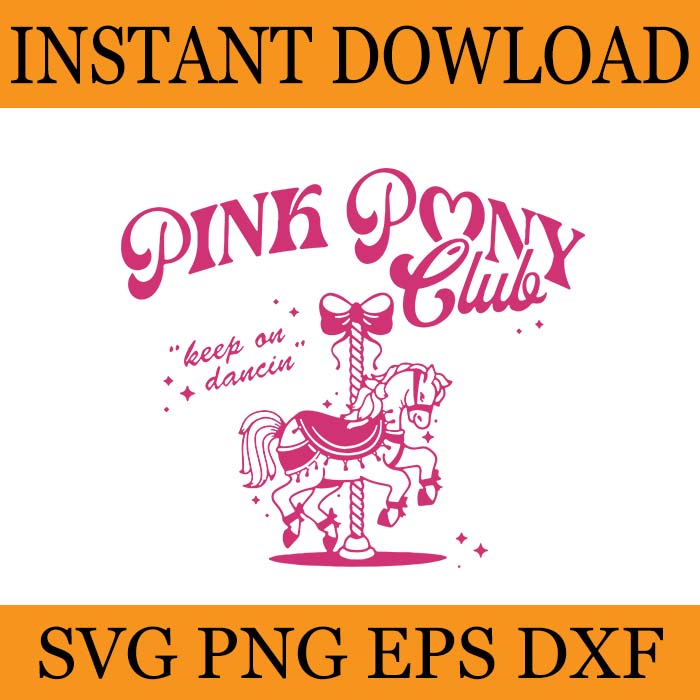 Pink Pony Club SVG