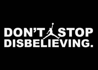 Don’t Stop Disbelieving SVG