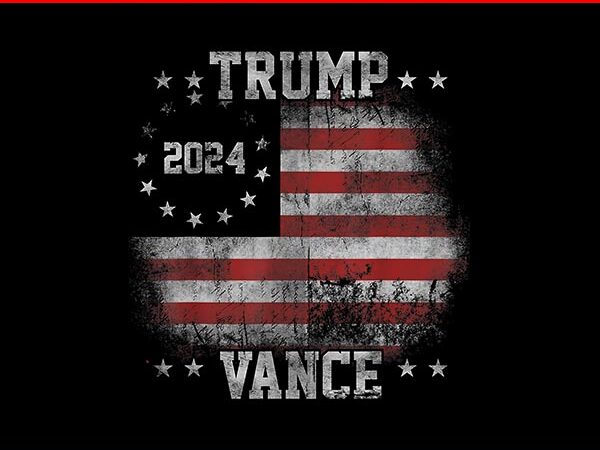 America election trump vance 2024 png, trump vance png t shirt vector