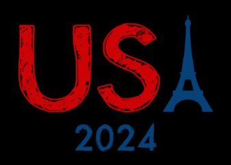 USA 2024 Paris United States Sport SVG, USA Team 2024 SVG