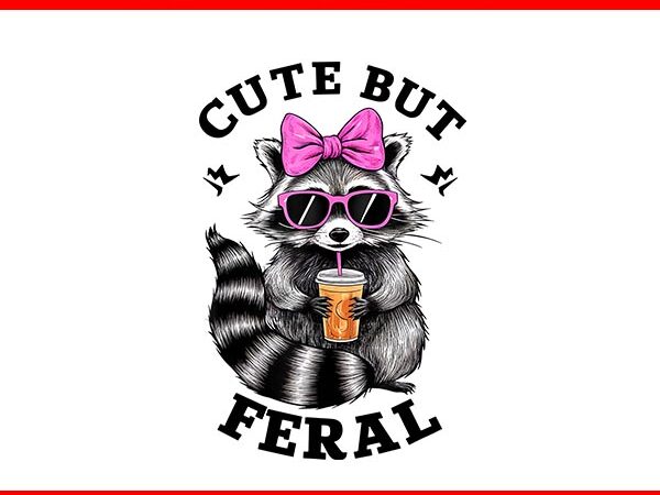 Cute but feral colorful racoon png, sunglasses racoon png t shirt vector file