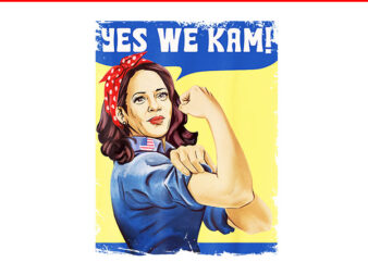 Yes We Kam Madam Harris PNG t shirt design template