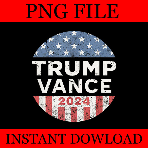 Trump Vance 2024 PNG, Trump Vance PNG, Trump Flag PNG