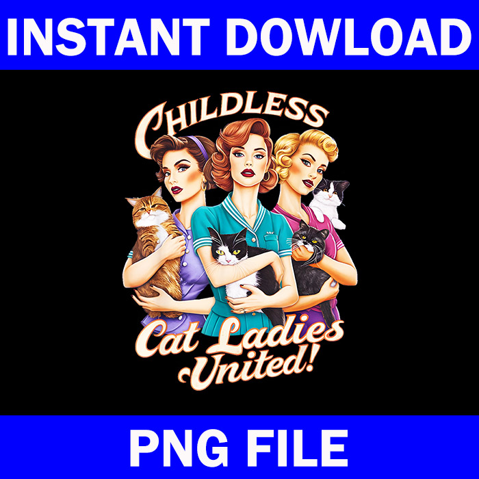 ChildLess Cat Ladies United PNG