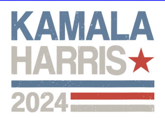 Kamala Harris 2024 For President SVG, Kamala Harris 2024 SVG t shirt vector art