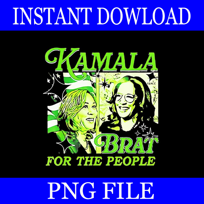 Kamala Brat For The People PNG